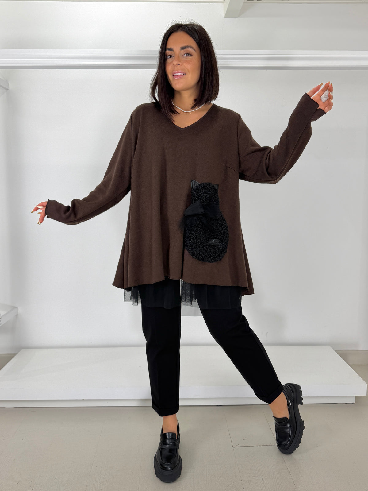 Pantalone basic punto milano
