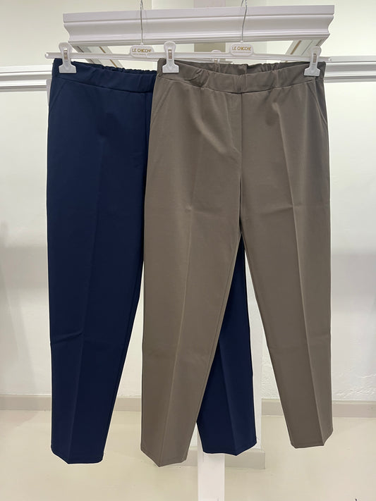 Pantalone punto milano leggero sigaretta