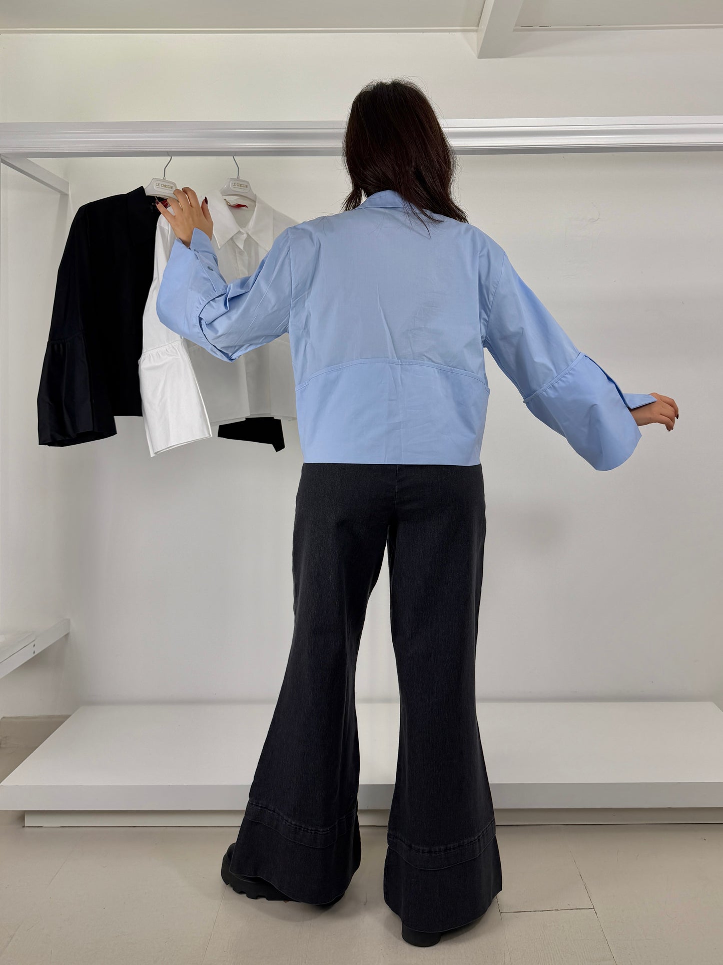 Camicia manica campana