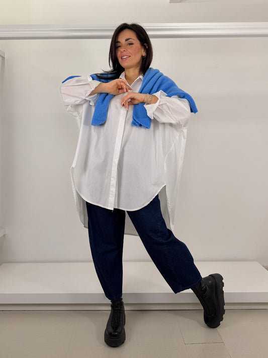 Camicia lunga stondata