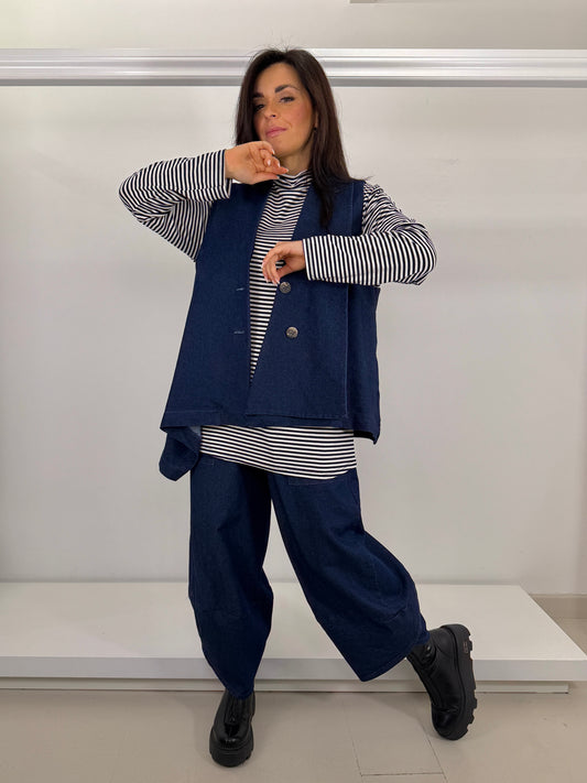 Jeans elasticizzato tulipano