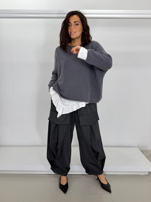 E.D. pantalone motivo tasconi