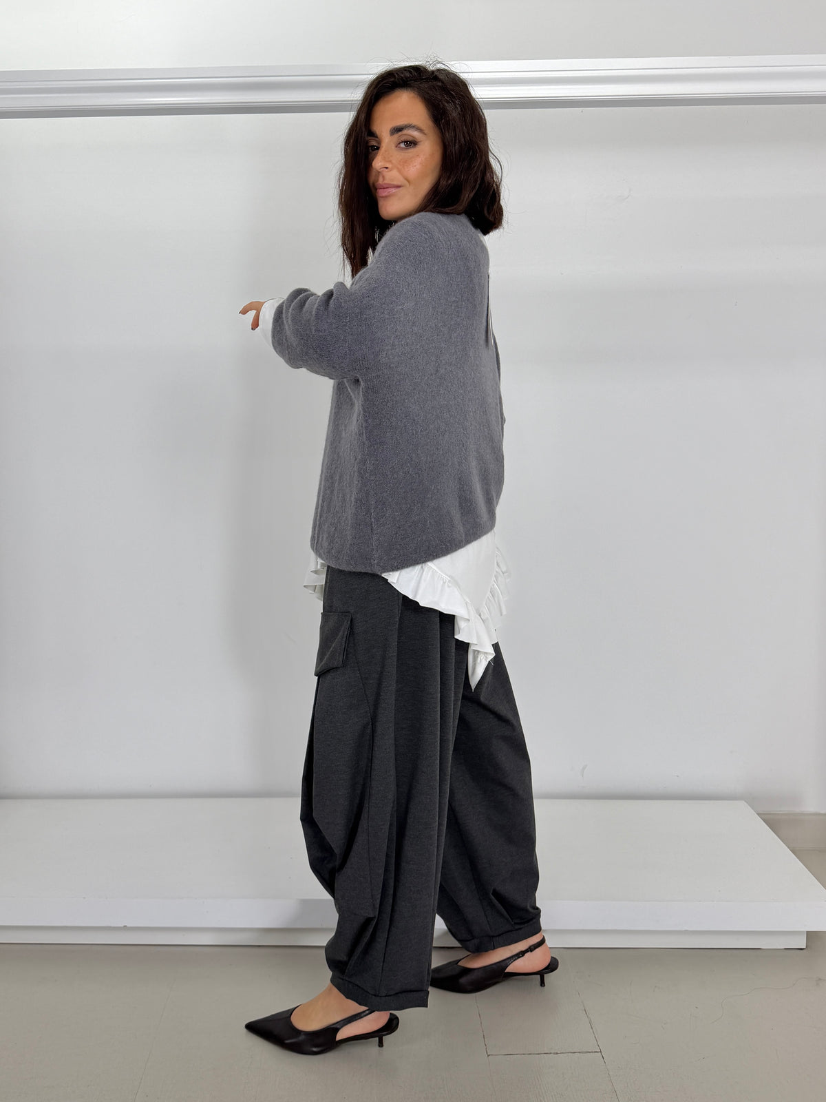E.D. pantalone motivo tasconi