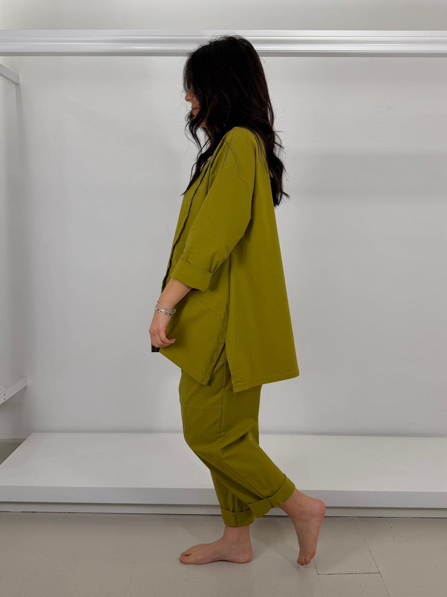 Casacca in bengalina con spacchetti