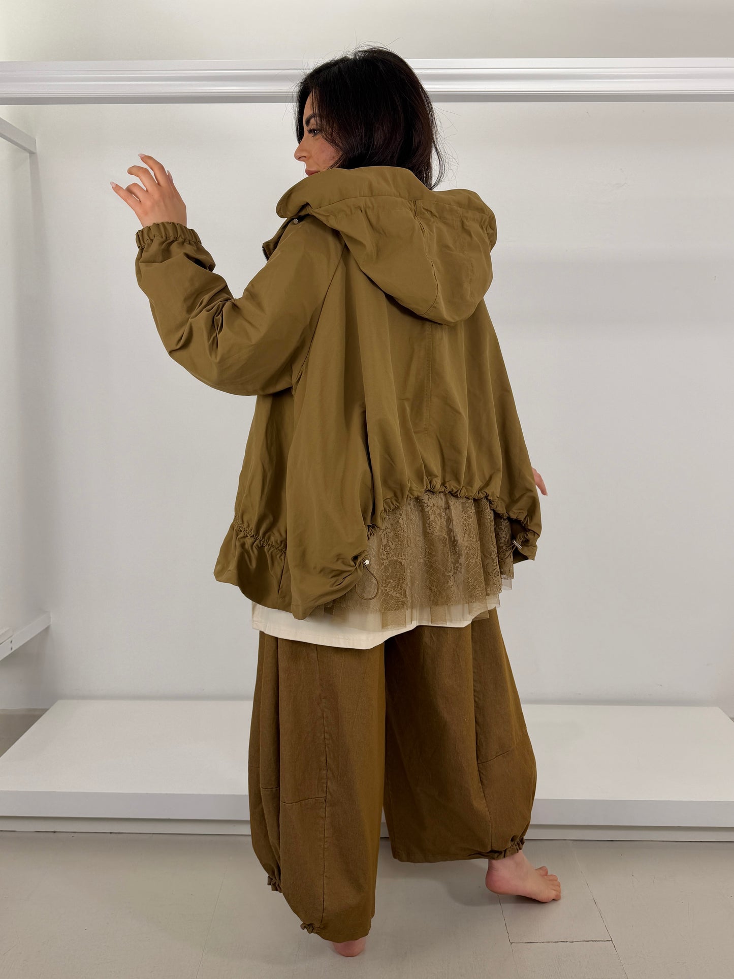 Giacca inserti pizzo