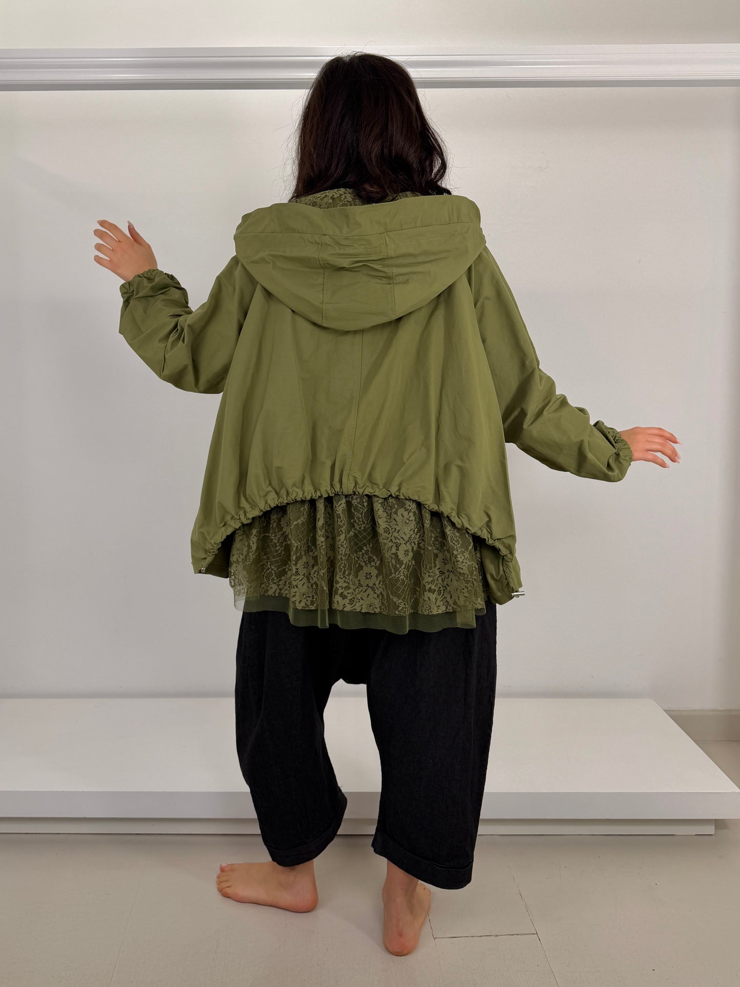 Giacca inserti pizzo