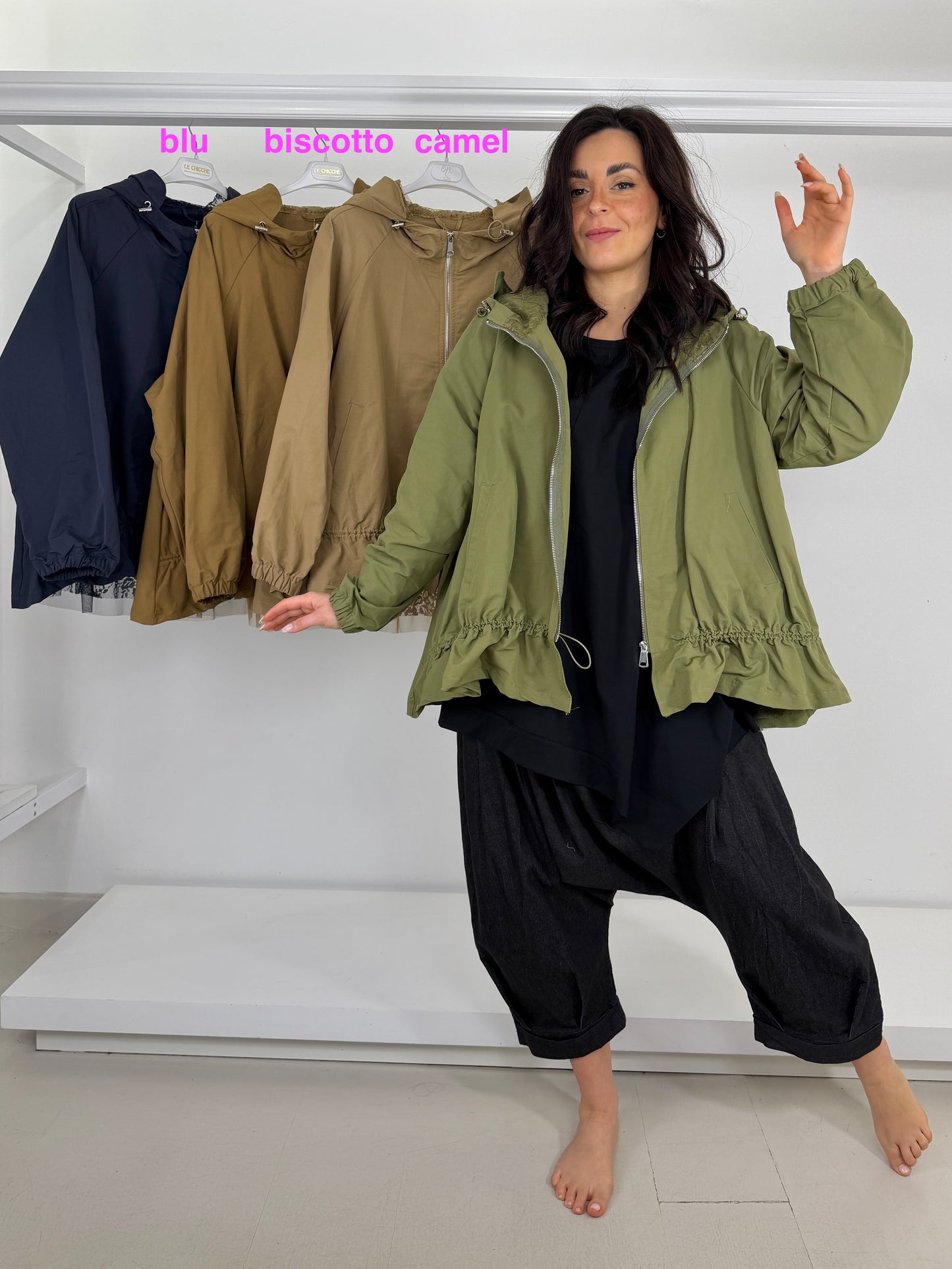 Giacca inserti pizzo