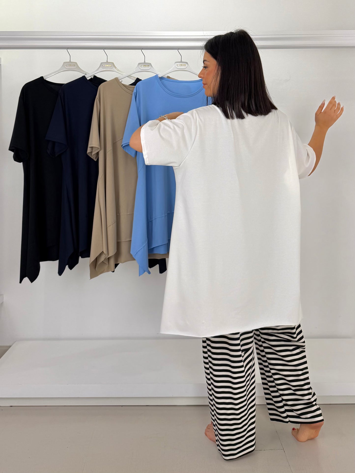 T-shirt lunga trapezio