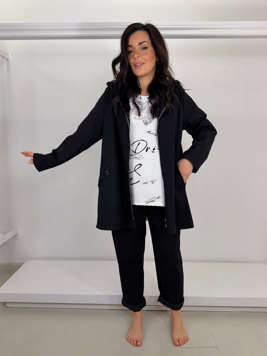 Giacca jeans svasata