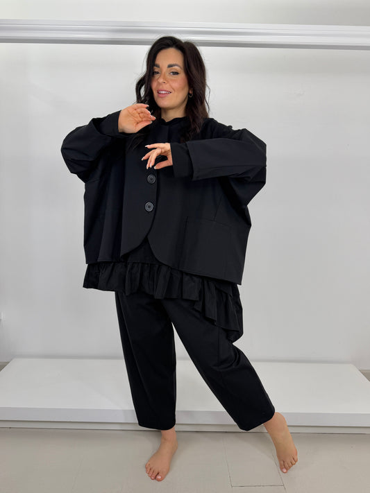 Maglia balza taffetà