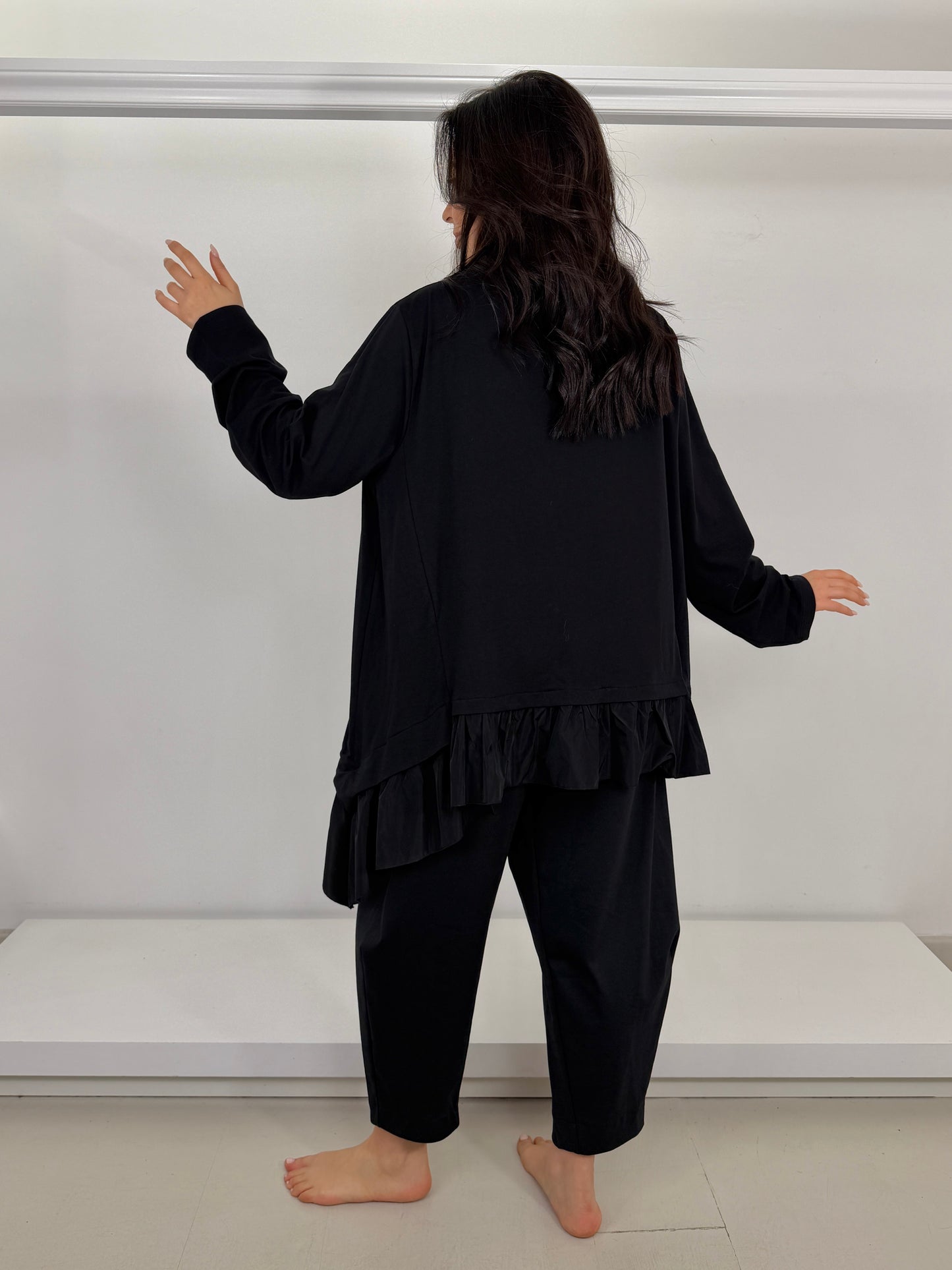 Maglia balza taffetà