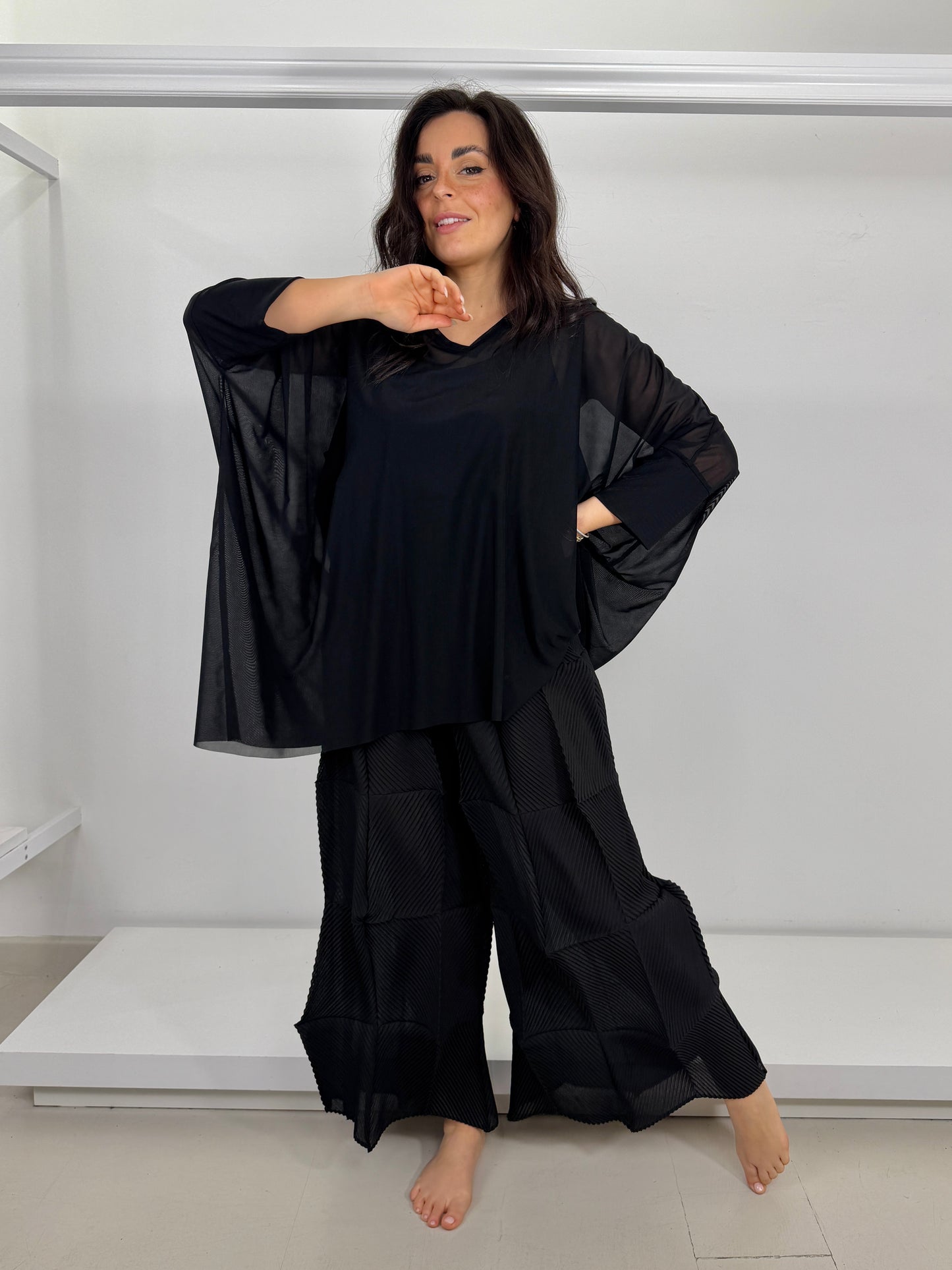 MY DAY Maxi maglia tulle