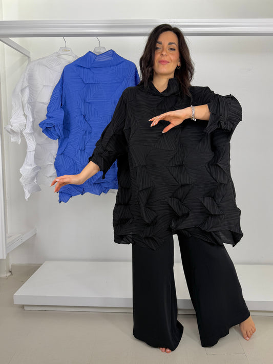 MY DAY Casacca lunga plissé