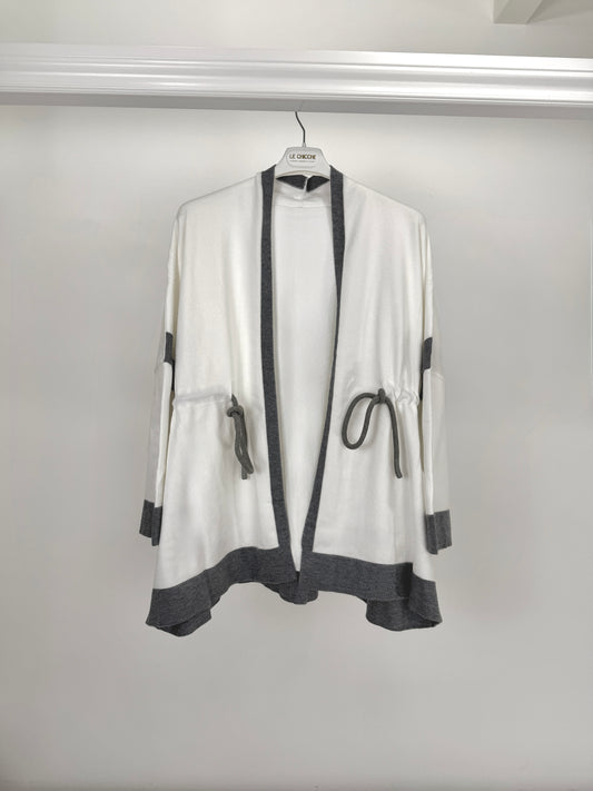 Cardigan coulisse