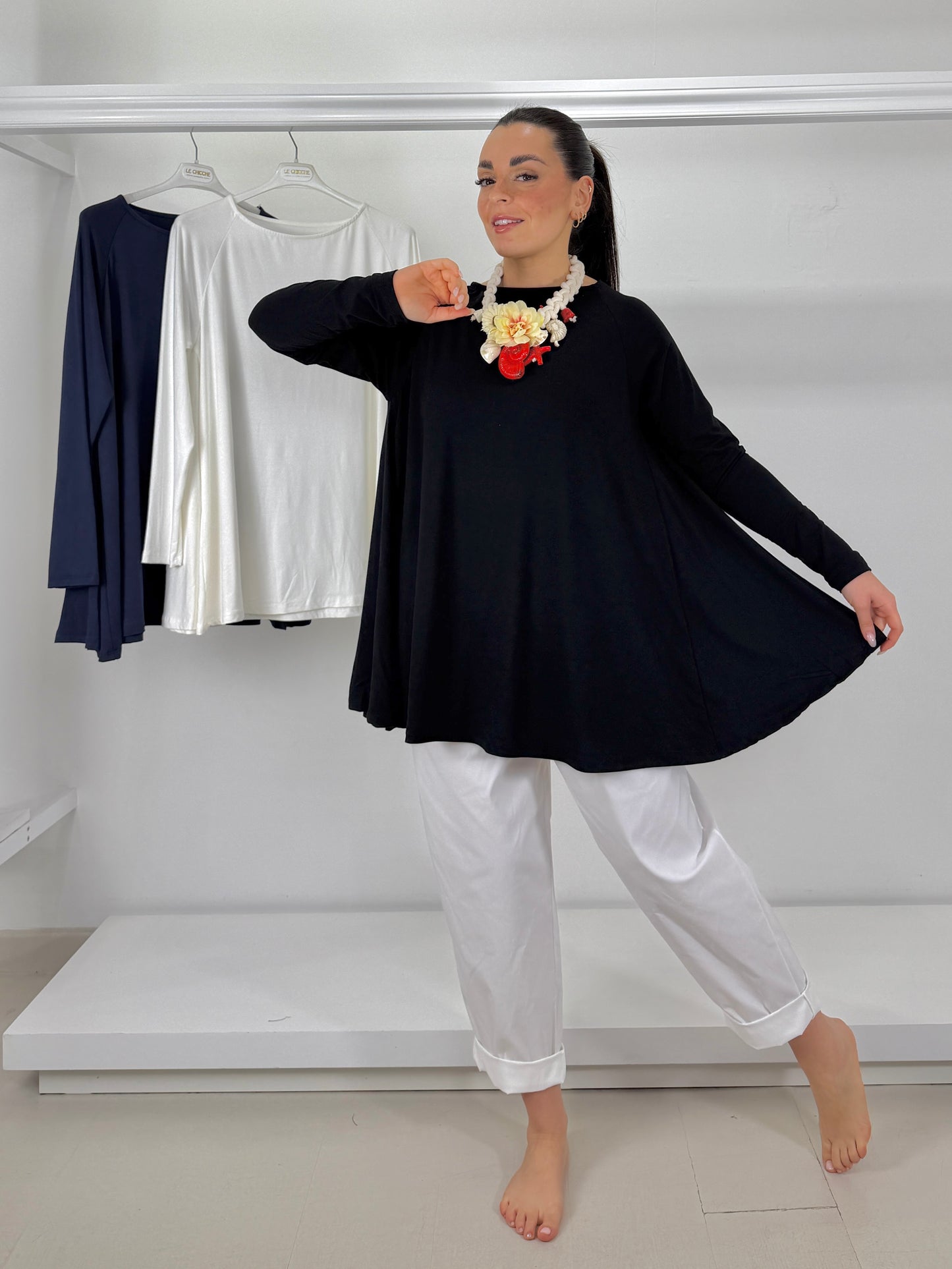 Maglia ruota tinta unita