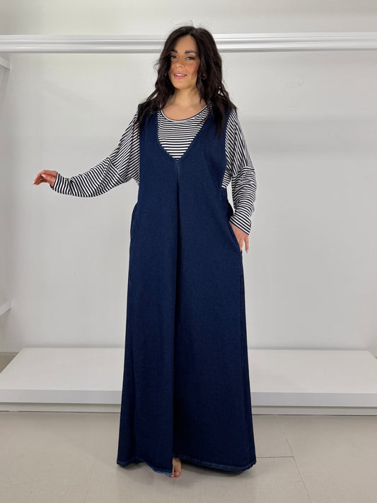 Abito salopette jeans