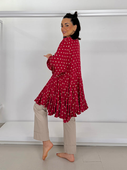 GHUNGROO casacca / mini abito bolli