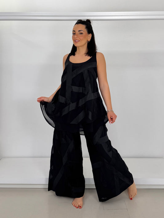 GHUNGROO canotta in chiffon