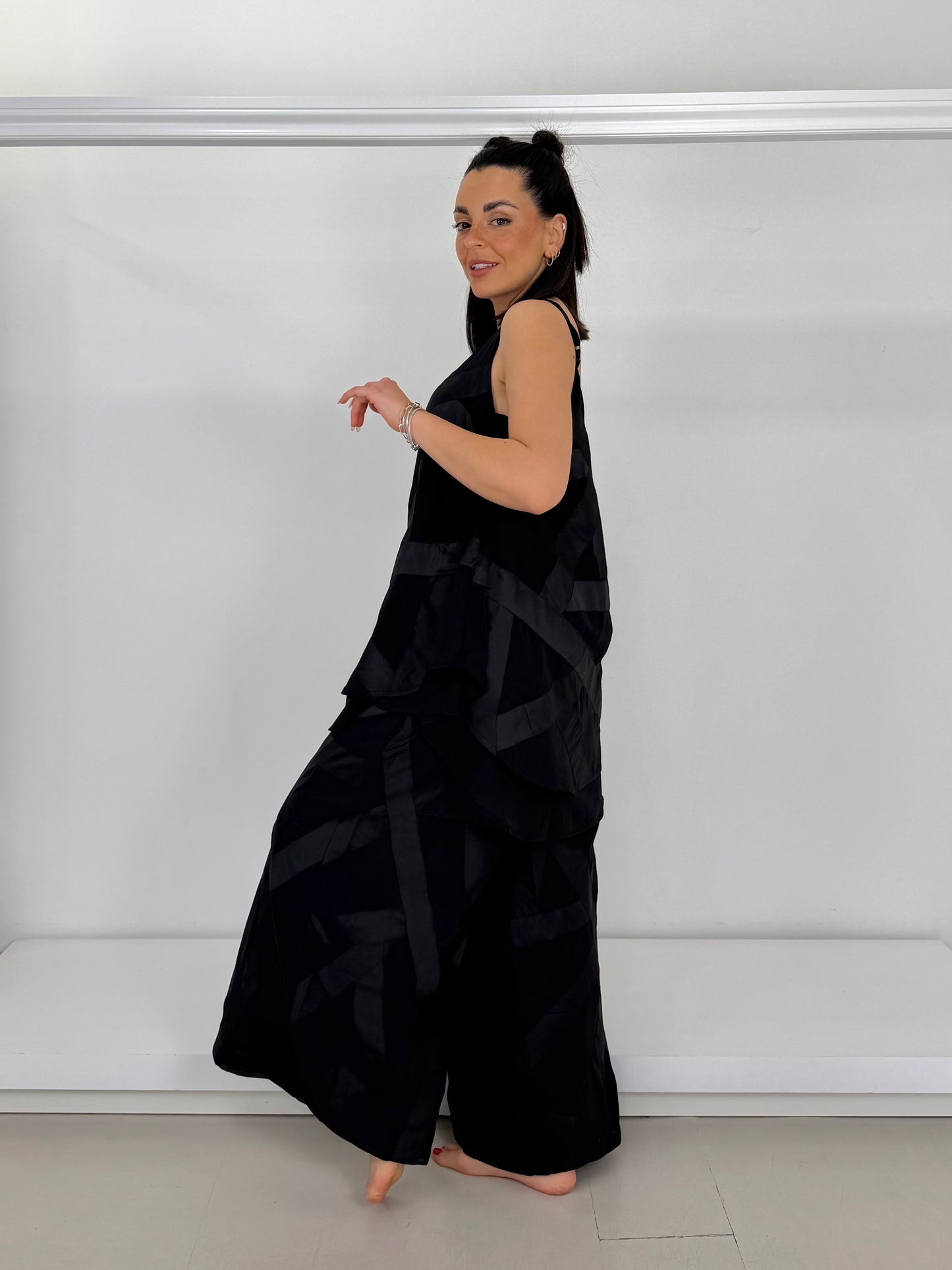 GHUNGROO canotta in chiffon