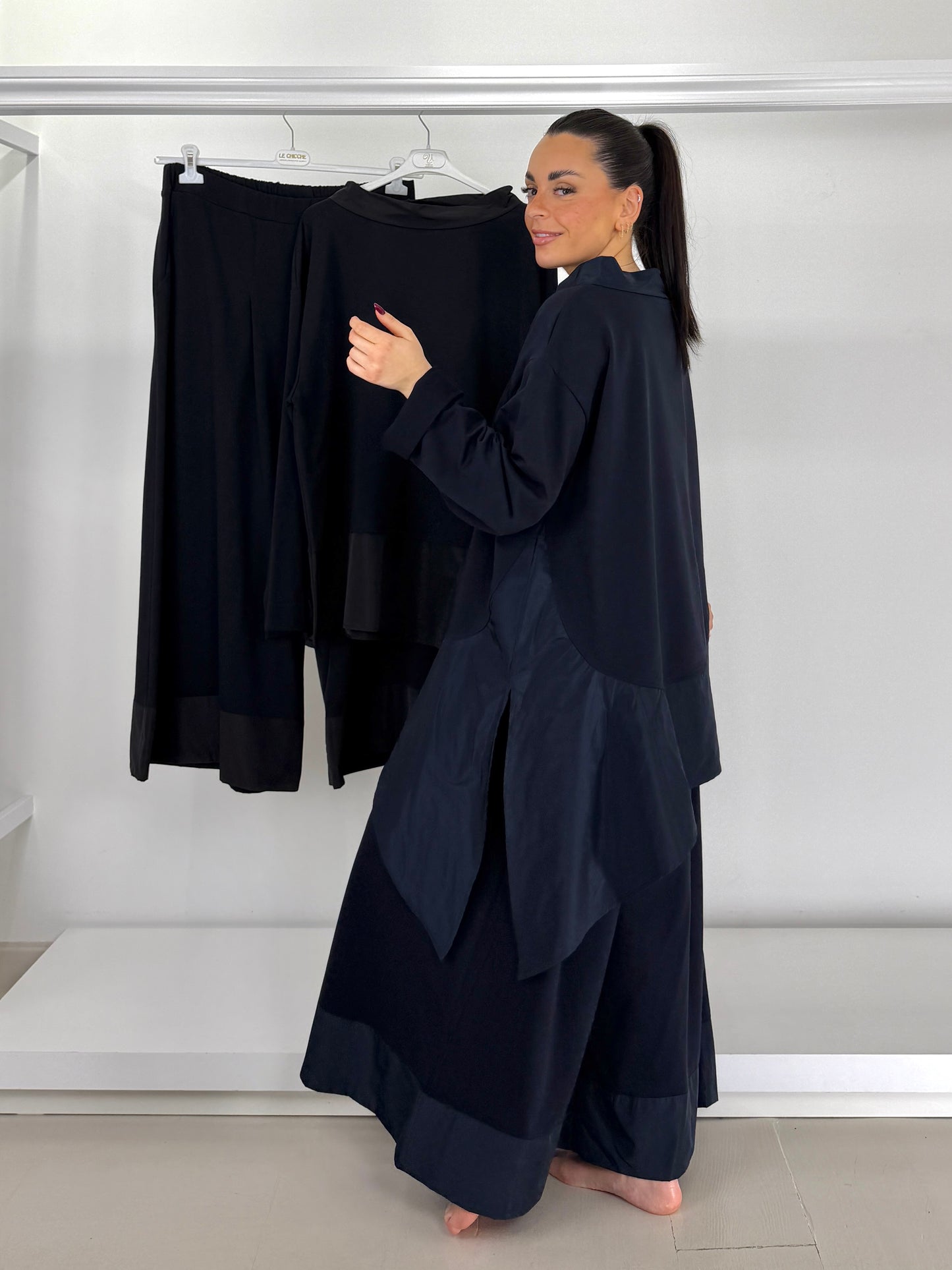 E.D. Pantalone garzato fondo in taffetà