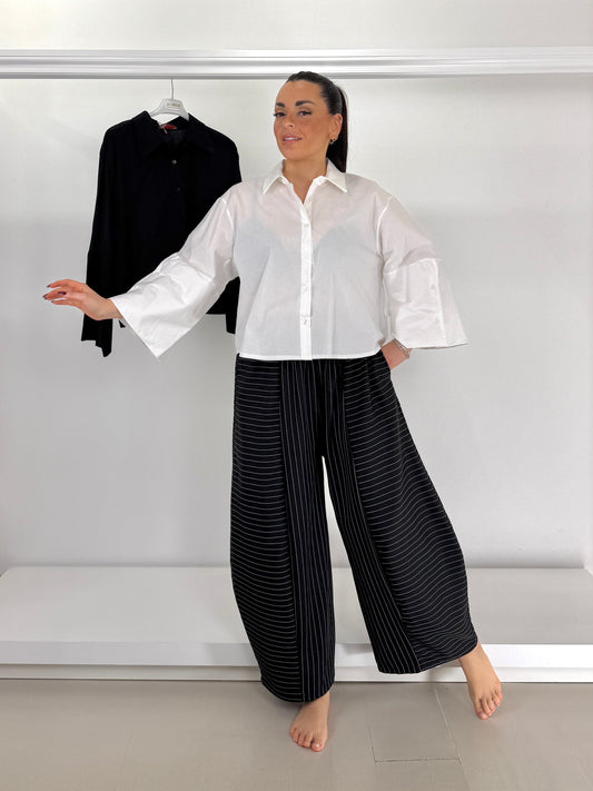 Camicia manica campana