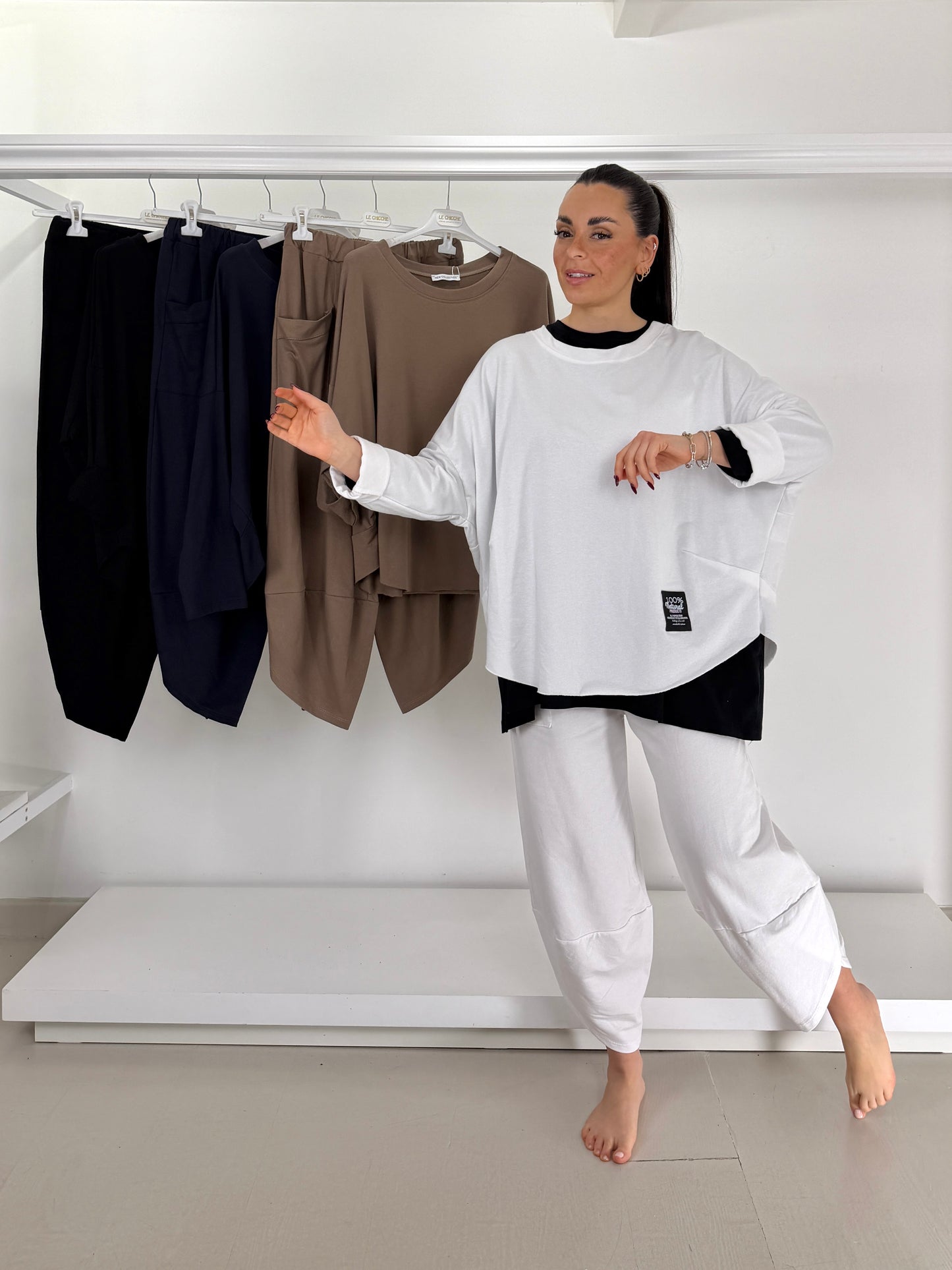 Completo garzato tulipano