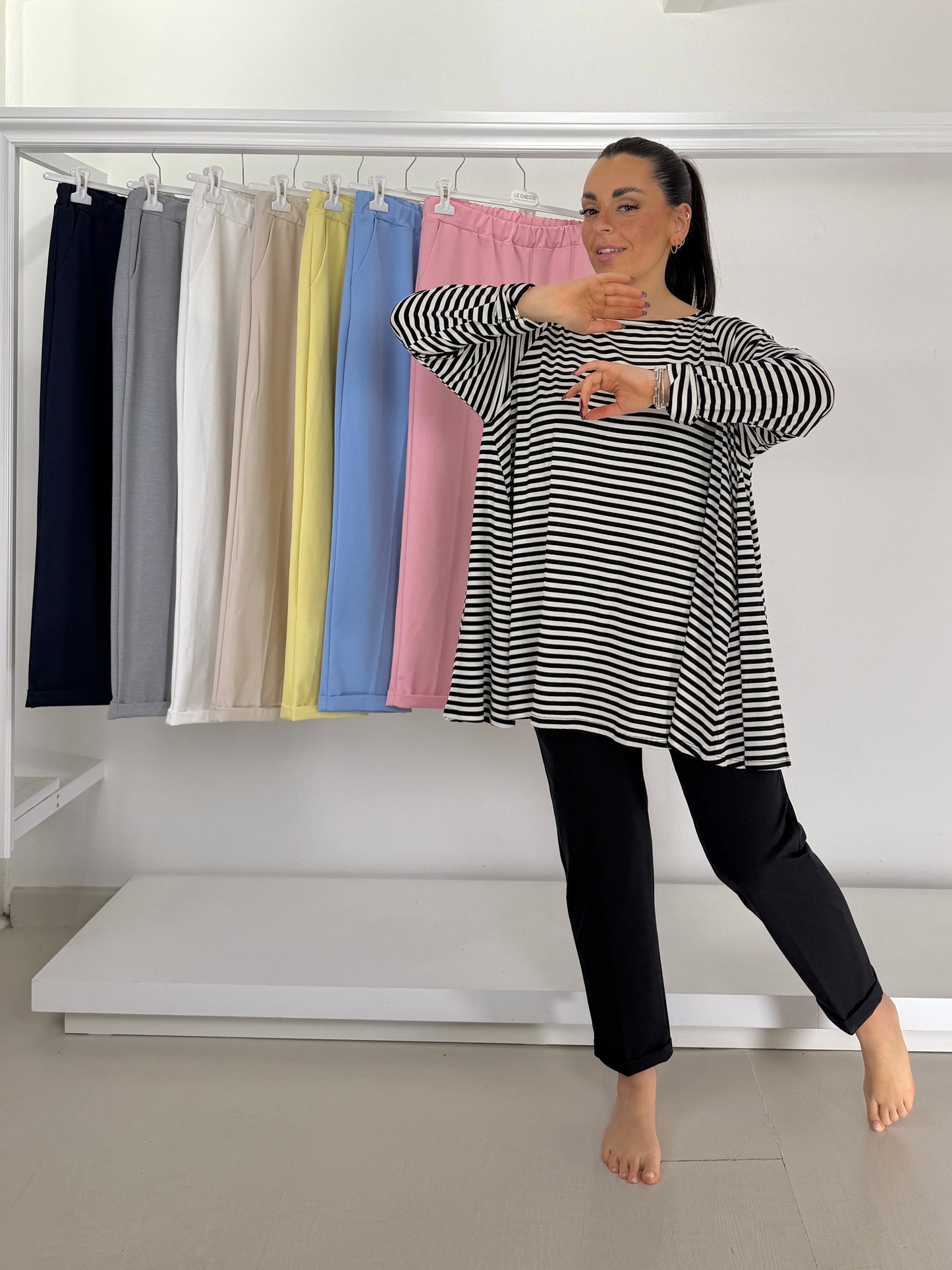 Pantalone basic punto roma