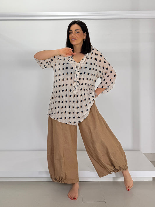 Casacca voile stropicciata - fantasia 2