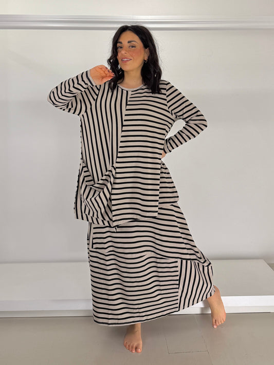 NOEN Maglia in viscosa a righe (catalogo)