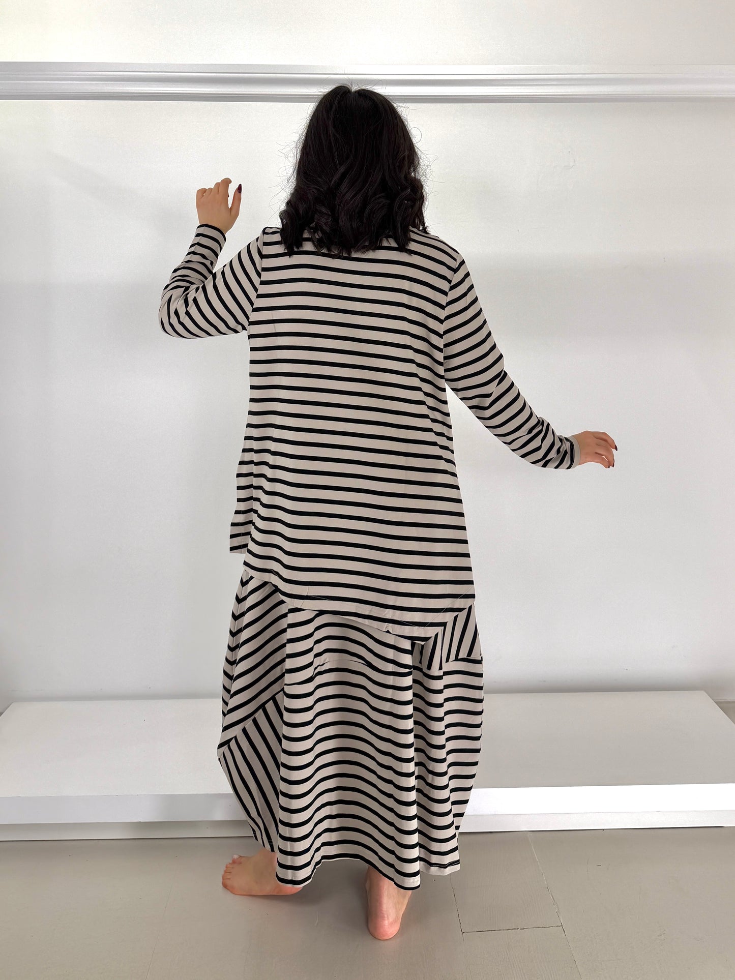 NOEN Maglia in viscosa a righe (catalogo)