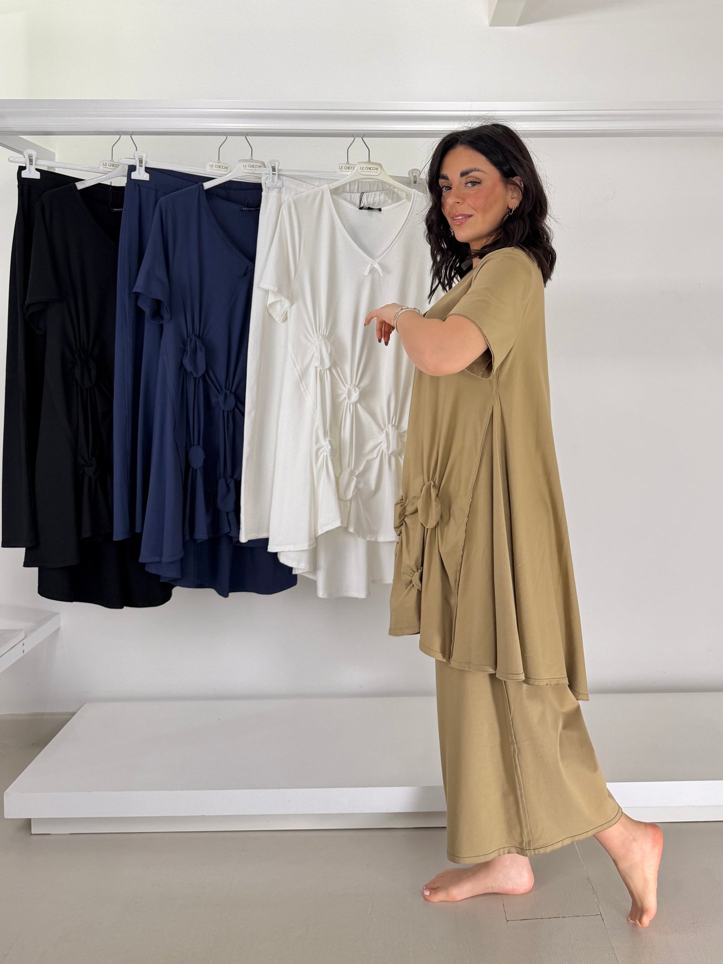 KEDZIOREK casacca con arricciature