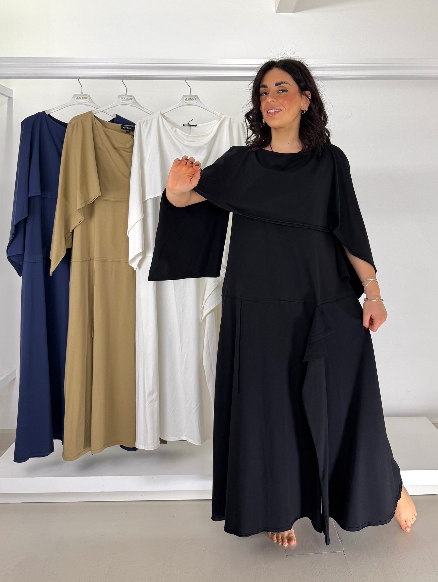 KEDZIOREK Abito effetto coprispalle