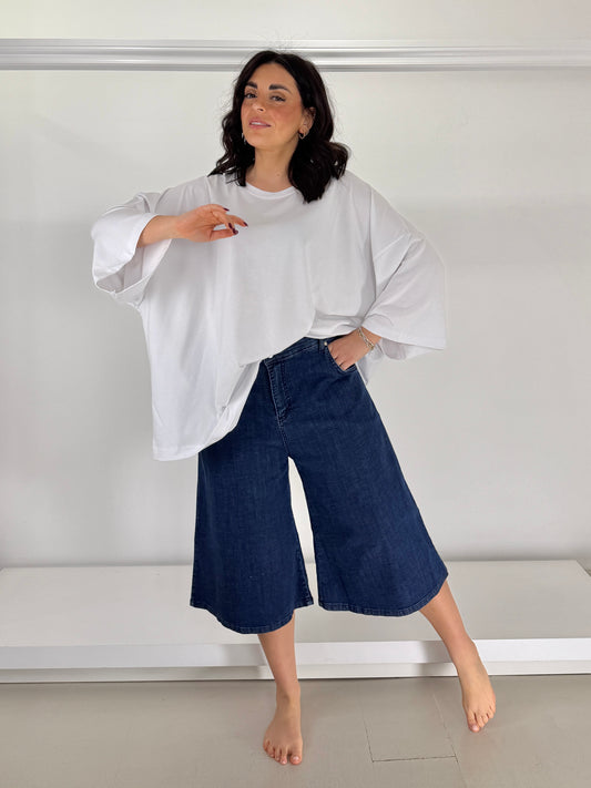 SOPHIA Bermuda jeans elasticizzato