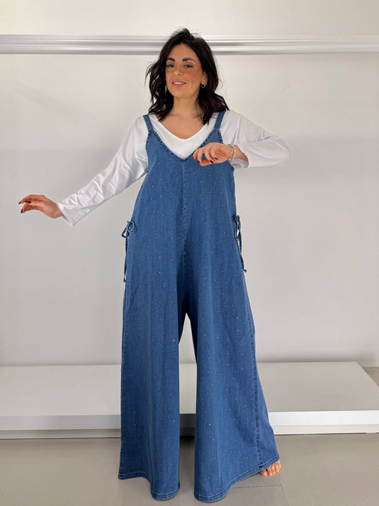 SOPHIA Salopette strass