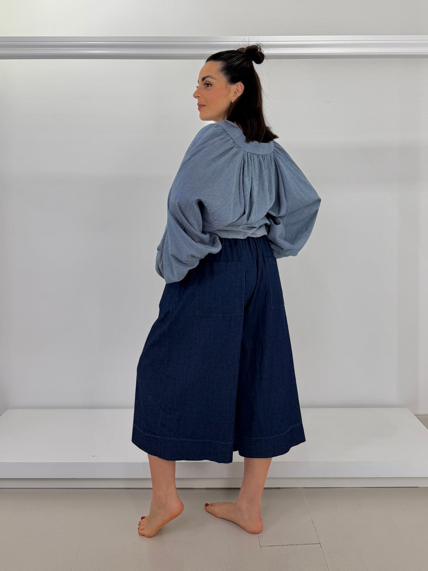 Bermuda in jeans leggero
