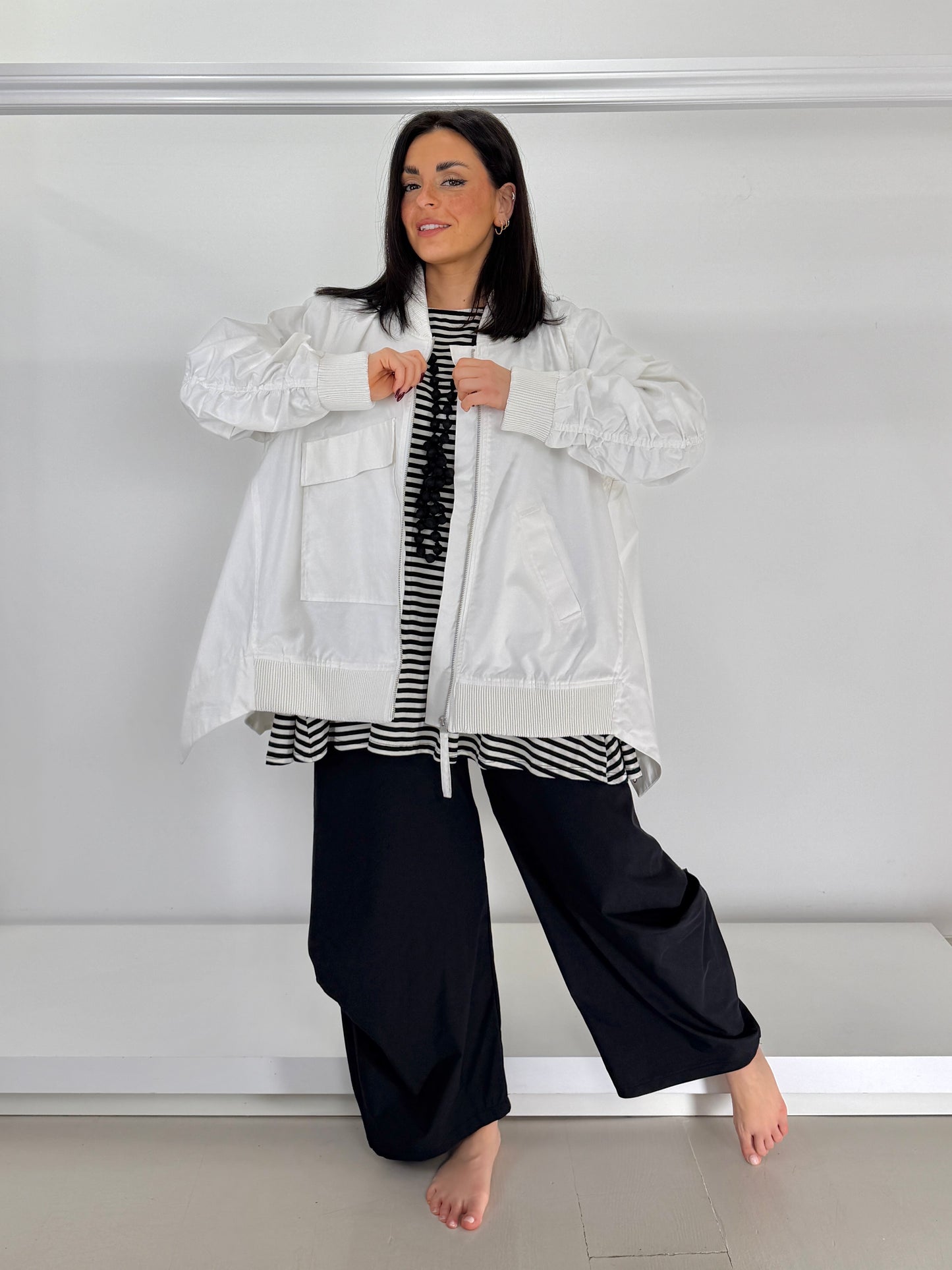 NOEN Giacca trapezio con piegone