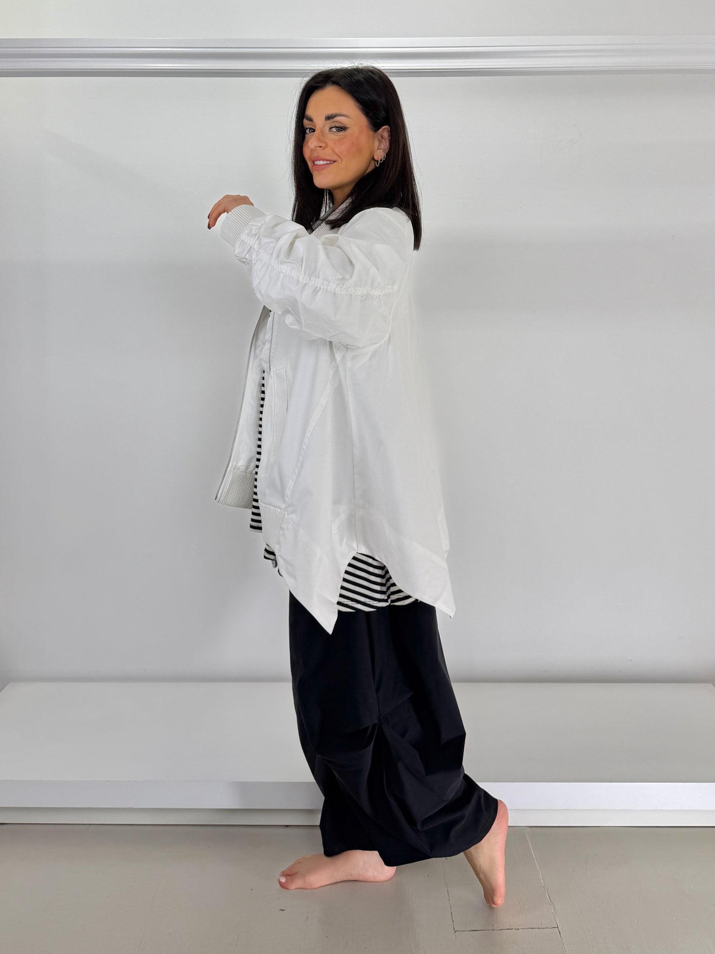 NOEN Giacca trapezio con piegone