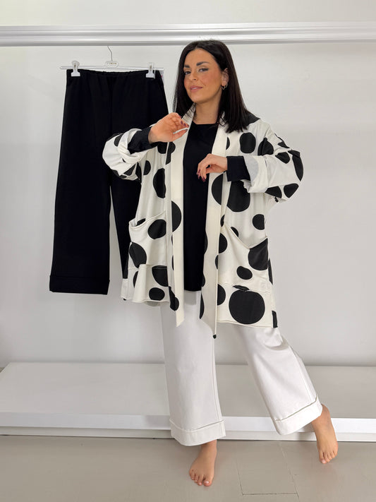 Pantalone gamba dritta punto roma