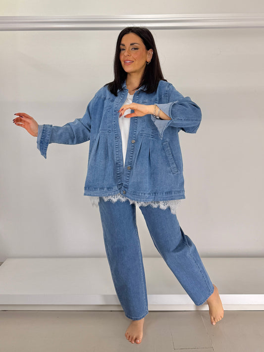 NOEN giacca jeans elasticizzato svasata (catalogo)