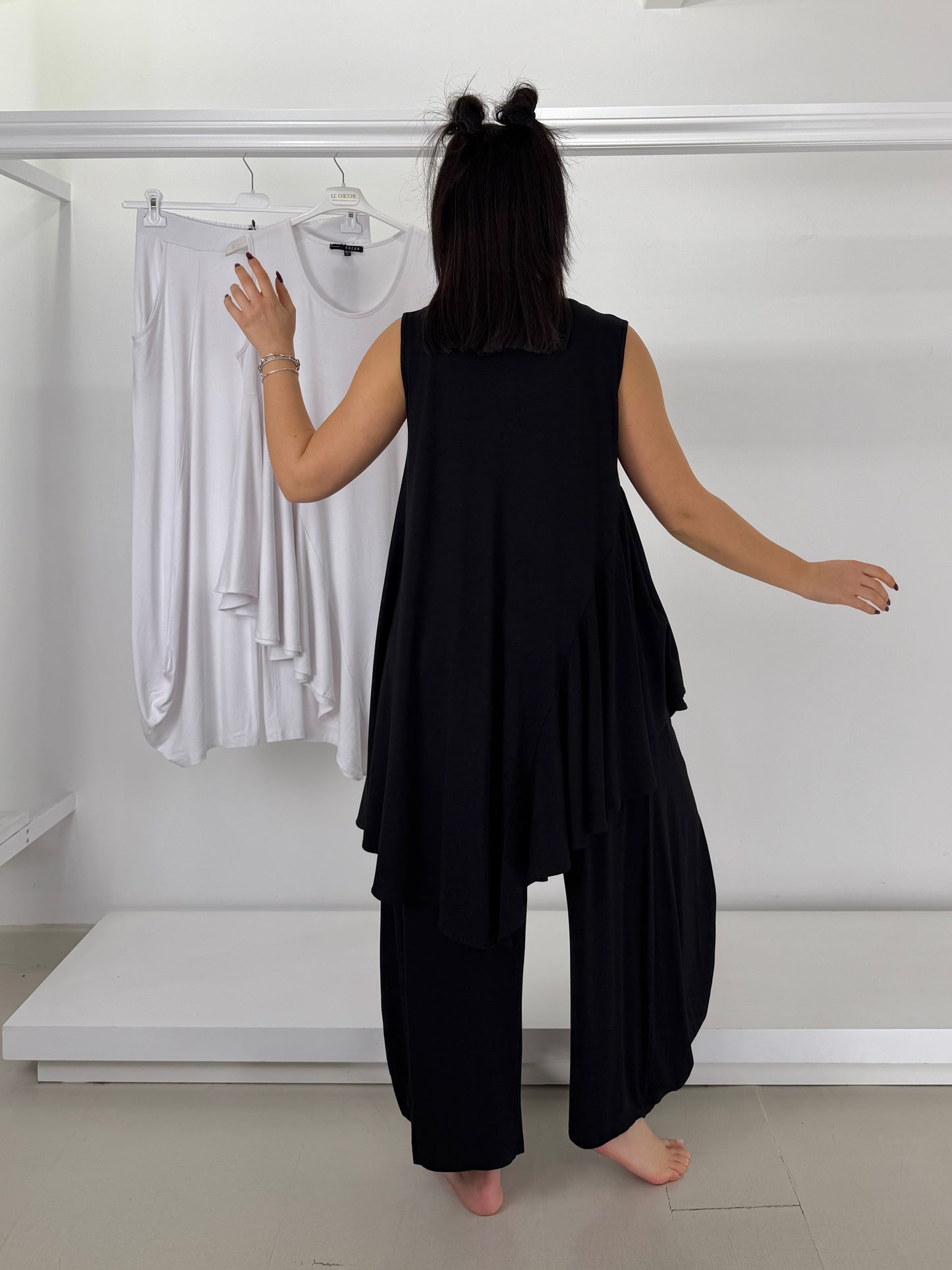 KOZAN pantalone aladino in maglina di cotone