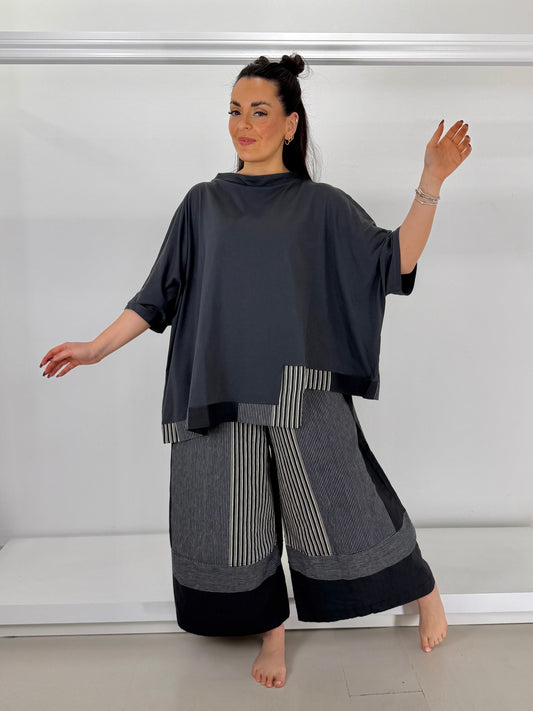 URBAN BY ALEMBIKA pantalone mix righe