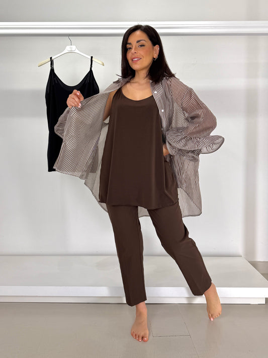 Canotta basic elasticizzata