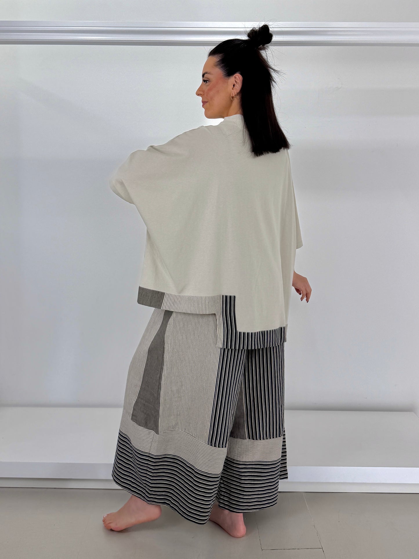 URBAN BY ALEMBIKA pantalone mix righe