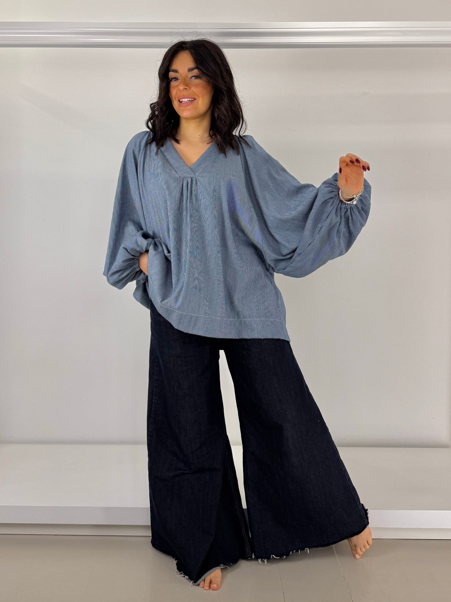 E.D. Casacca millerighe manica raglan