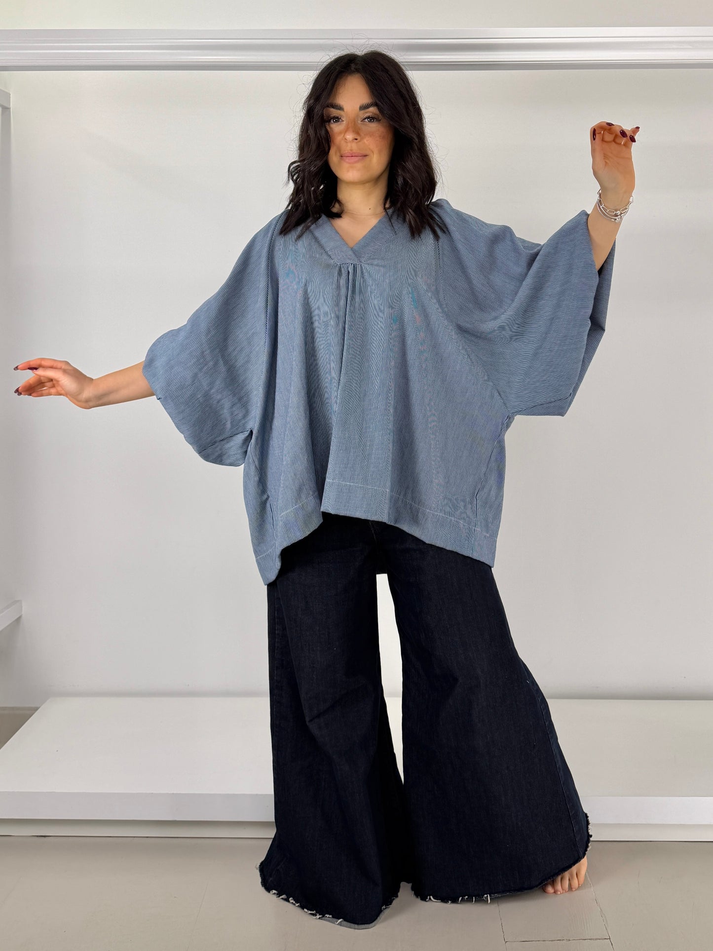 E.D. Casacca millerighe manica raglan