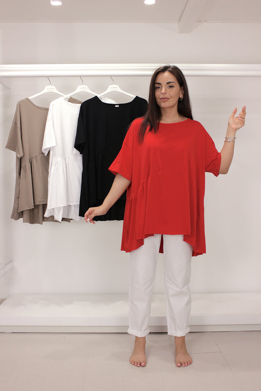 T-shirt arricciata
