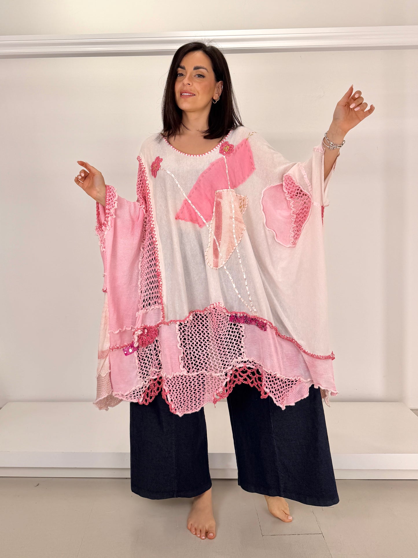 Maxi maglia fatta a mano - 4
