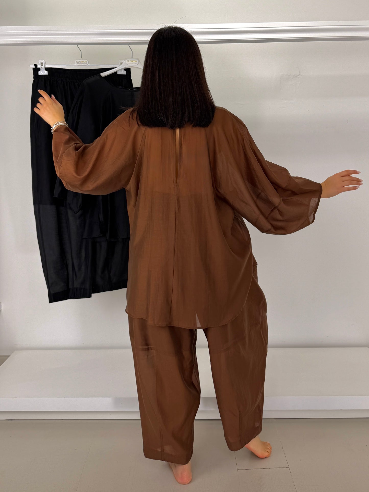 MAT pantalone voile a ovetto