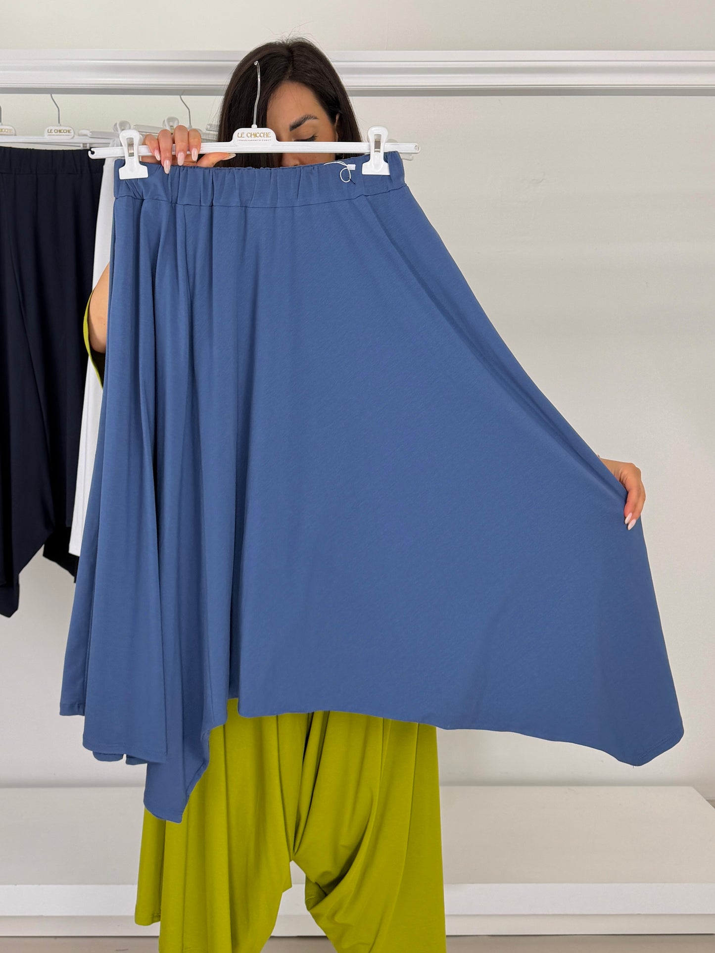 Pantalone cavallo basso in maglina di cotone - versione 1