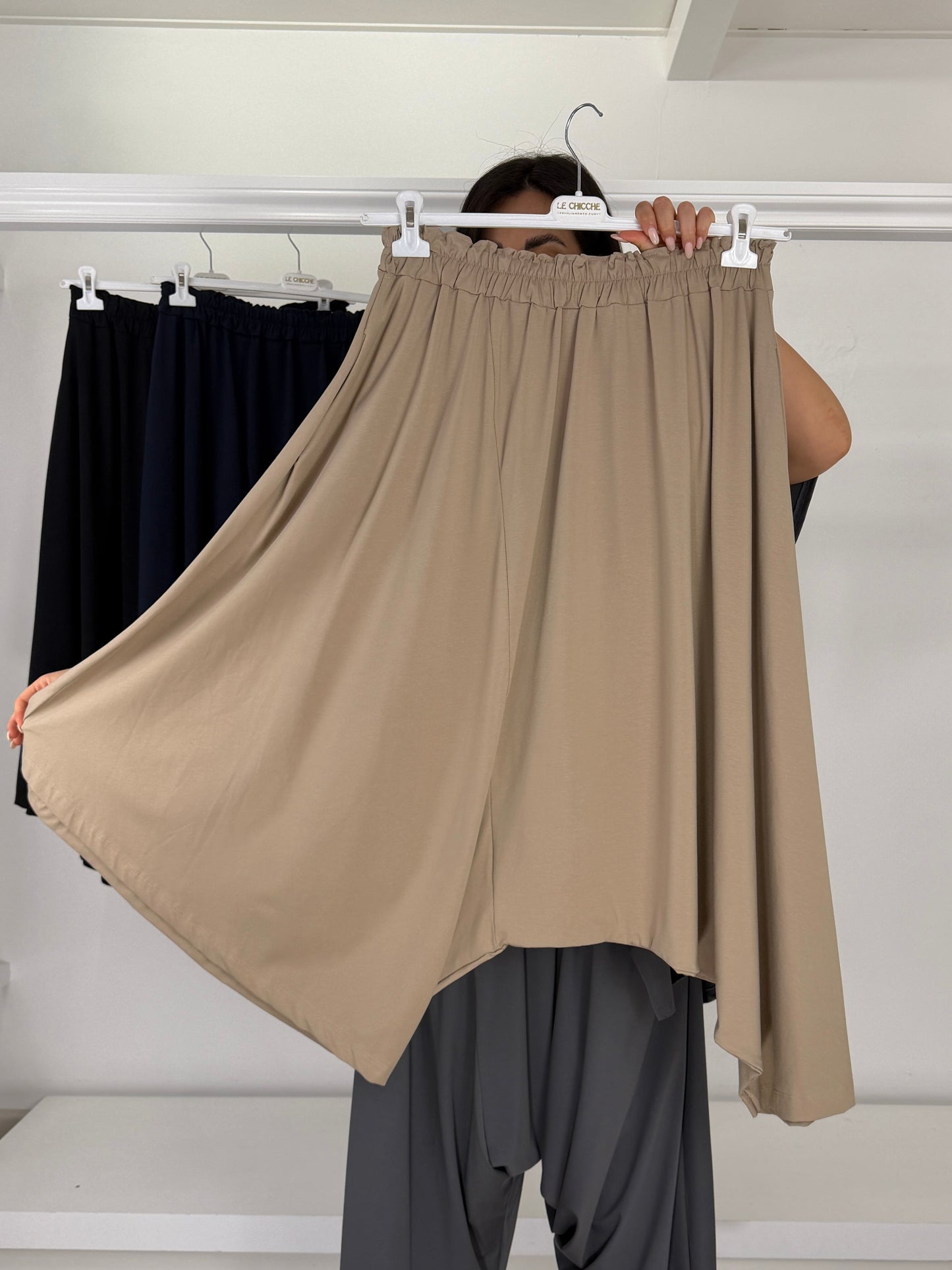 Pantalone cavallo basso in maglina di cotone - versione 2